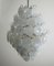 Large Vintage Italian Murano Chandelier with 87 White Alabaster Disks, 1990s 10