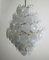 Large Vintage Italian Murano Chandelier with 87 White Alabaster Disks, 1990s, Image 10