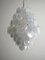 Large Vintage Italian Murano Chandelier with 87 White Alabaster Disks, 1990s, Image 8