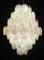 Large Vintage Italian Murano Chandelier with 87 White Alabaster Disks, 1990s, Image 14