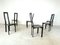 Italian Model Regia Dining Chairs by Antonello Mosca for Ycami, 1980s, Set of 6, Image 7