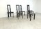 Italian Model Regia Dining Chairs by Antonello Mosca for Ycami, 1980s, Set of 6 8