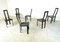 Italian Model Regia Dining Chairs by Antonello Mosca for Ycami, 1980s, Set of 6 6