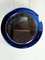 Italian Blue Round Mirror, 1960s 9