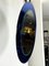Italian Blue Round Mirror, 1960s, Image 2