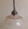 German Ceiling Lamp with Tinted Glass Shade and Brass Mount, 1920s 7