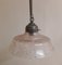 German Ceiling Lamp with Tinted Glass Shade and Brass Mount, 1920s, Image 7