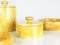 Yellow Marble Bowls and Boxes, 1970s, Set of 4 6
