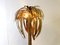 Lampada da terra a forma di palma in ottone attribuita alla Maison Jansen, anni '70, Immagine 2