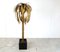 Brass Palm Tree Floor Lamp attributed to Maison Jansen, 1970s 9