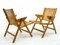 Chaises Pliantes Rex par Niko Kralj, 1970s, Set de 2 3