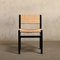 SE82 Chairs in Black Wood with Handwoven Rush Seats by Martin Visser for 't Spectrum, Netherlands, 1970s, Set of 4, Image 7