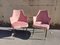 Pink Armchairs, 1950s, Set of 2 1