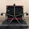 Sedia da ufficio Ea219 Soft Pad in metallo cromato e pelle color melanzana di Charles & Ray Eames per Vitra, 2011, Immagine 20