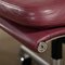 Sedia da ufficio Ea219 Soft Pad in metallo cromato e pelle color melanzana di Charles & Ray Eames per Vitra, 2011, Immagine 14