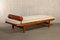 Daybed in Oak, Leather and Bouclé by Poul M. Volther for FDB Møbler, Denmark, 1963 4