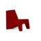 Chaise Cubic Rouge par Moca 1