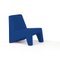 Kubischer blauer Stuhl von Moca 1