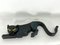 Vintage Italian Black Panther Sculpture in Thick Wood, Italy, 1980s 6