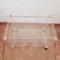 Vintage Italian Acrylic Glass Trolley, 1980s 7