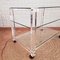 Vintage Italian Acrylic Glass Trolley, 1980s 12