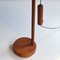 Lampadaire Counter Balance Scandinave en Teck avec Abat-Jour en Soie 9