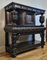Antique Elizabethan Inlaid Oak Livery Cupboard, 1500s 4
