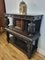 Antique Elizabethan Inlaid Oak Livery Cupboard, 1500s 6