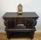 Antique Elizabethan Inlaid Oak Livery Cupboard, 1500s 5