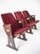 Banc de Cinéma Mid-Century en Hêtre par Ton, 1970s 1