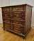 Antique English Geometric Oak Chest of Drawers, 1600s 2