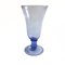 Vase Vintage Fait Main en Verre Bleu de Åhlèns 3