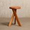 Tabouret S31b en Orme par Pierre Chapo, France, 2010s 4