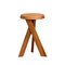 S31B Stool in Elm by Pierre Chapo, France, 2010s, Image 1