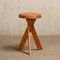 Tabouret S31b en Orme par Pierre Chapo, France, 2010s 3