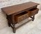 Spanish Console Table with Four Carved Drawers, 1930s 16