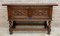 Spanish Console Table with Four Carved Drawers, 1930s 18