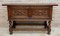 Spanish Console Table with Four Carved Drawers, 1930s, Image 18