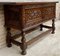 Spanish Console Table with Four Carved Drawers, 1930s, Image 4