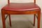 Sedie da pranzo nr. 430 in pelle color melanzana di Arne Vodder per Sibast Furniture, anni '60, set di 4, Immagine 15