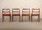 Chaises de Salle à Manger 430 en Cuir Aubergine par Arne Vodder pour Sibast Furniture, 1960s, Set de 4 4