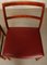 Sedie da pranzo nr. 430 in pelle color melanzana di Arne Vodder per Sibast Furniture, anni '60, set di 4, Immagine 6
