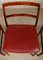 Sedie da pranzo nr. 430 in pelle color melanzana di Arne Vodder per Sibast Furniture, anni '60, set di 4, Immagine 7
