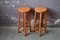 Chalet Style Pine Bar Stools, 1970s, Set of 2 5