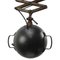 Lampe Ciseaux Industrielle Vintage en Métal Noir et Verre Transparent 6