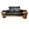 Pegasus Loveseat Sofa in Leather and Bentwood from Ekornes, Norway, 1980s, Image 1