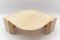 Italian Oval Travertine Coffee Table, 1960s 3