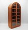 Mid-Century Modern Scandinavian Teak Wood Glass Cabinet, 1960s 2