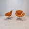 Swan Chairs by Arne Jacobsen and Fritz Hansen, 1990s, Set of 2 1