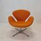 Swan Chairs by Arne Jacobsen and Fritz Hansen, 1990s, Set of 2 5